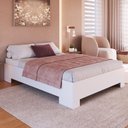 Ver imagem 3 de Cama de Casal para Colchão 188x138cm Multimóveis Cr40135 Branco