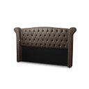 Ver imagem 2 de Cabeceira Estofada e Baú Cama Couro Sintético King Grécia:1824