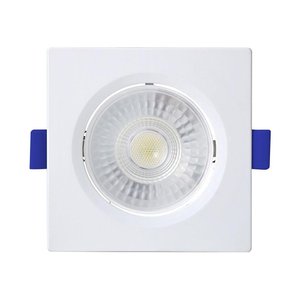 Spot de Led Embutir Slim Mr11 Quadrado 3w Bivolt Blumenau 3000k Luz Quente