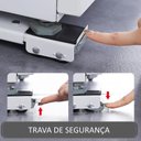 Ver imagem 3 de Suporte Base Rodinhas Ajustável Máquina Lavar Geladeira