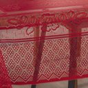 Ver imagem 3 de Toalha Mesa Retangular Renda Interlar Color Vermelho 6 Lugares