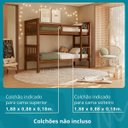 Ver imagem 4 de Beliche Solteiro Madeir Maciça Reforçada com Grade e Escada