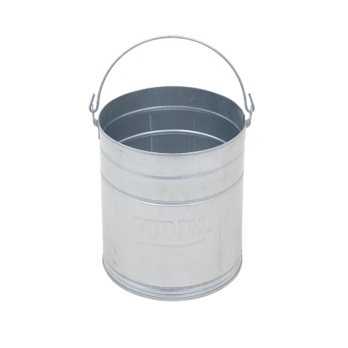 Balde Caçamba 15 Lt Galvanizado Gudim