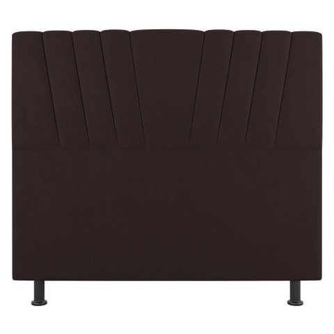 Cabeceira Cama Box Casal King Size Dublin 195cm Linho Marrom - Abmaza
