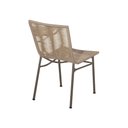 Ver imagem 3 de Kit 6 Cadeiras Corda Náutica Prime em Aluminio Bege