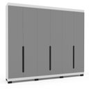 Ver imagem 4 de Guarda Roupa Casal 6 Portas 240cm Madrid Politorno Móveis