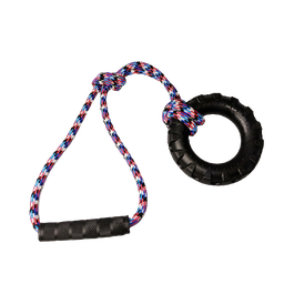 Brinquedo para cães Puxador Com Corda 12mm Pneu Hard (G) - 1