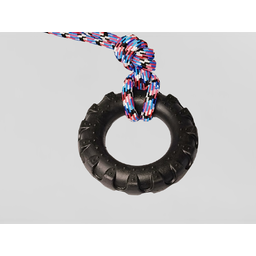 Brinquedo para cães Puxador Com Corda 12mm Pneu Hard (G) - 3