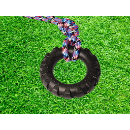 Brinquedo para cães Puxador Com Corda 12mm Pneu Hard (G) - 6