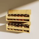 Ver imagem 1 de Nicho Porta Tempero Condimentos Parede Cozinha