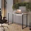 Ver imagem 2 de Escrivaninha com Gaveta Mia 110 X 45 Klm Store Preto com Off White