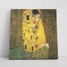 Quadro O Beijo Gustav Klimt Canvas Arte Decorativo 100x100cm - 1
