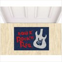 Ver imagem 1 de TAPETE PARA PORTA AQUI É ROCK ROLL, PARA SALA, QUARTO, BANHEIRO.