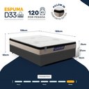 Ver imagem 3 de Cama Box com Colchão Gazin de Espuma D33 Pillow In Force Mid Casal 138cm