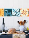Ver imagem 3 de Faixa Decorativa Adesiva (autocolante) - Azulejos Hidráulicos 2