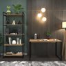 Kit Industrial Mesa + Estante Multiuso P/ Cozinha AJL Estilo Industrial - 2