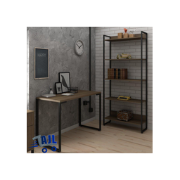 Kit Industrial Mesa + Estante Multiuso P/ Cozinha AJL Estilo Industrial - 3