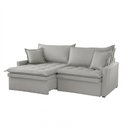 Ver imagem 4 de Sofá Elegance Veludo 2 Módulos 100 Cm B15 Cm Meu Sofá Online