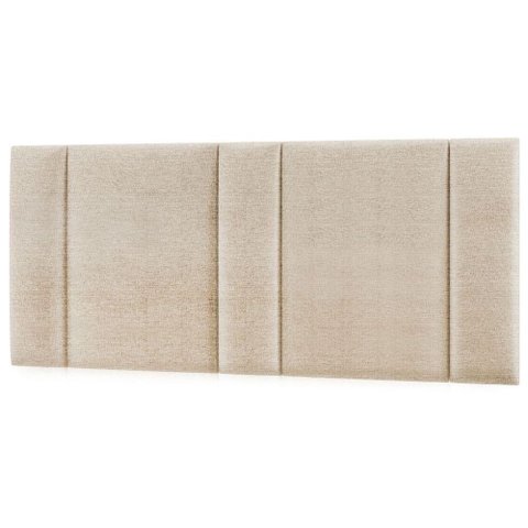 Cabeceira Estofada Cama Casal Queen Size Led Splend 160 Cm Linho Bege