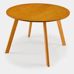 Mesa de Jantar Redonda Espanha 110 Cm Cor Mel - 8