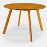 Mesa de Jantar Redonda Espanha 110 Cm Cor Mel - 1