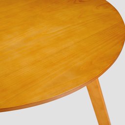 Mesa de Jantar Redonda Espanha 110 Cm Cor Mel - 5
