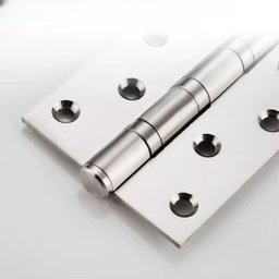 Kit 5 Dobradiças Inox para Porta Dobradiça Anti Ruído 7,5cm - 6
