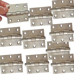 Kit 5 Dobradiças Inox para Porta Dobradiça Anti Ruído 7,5cm - 11