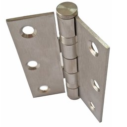 Kit 5 Dobradiças Inox para Porta Dobradiça Anti Ruído 7,5cm - 7