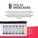 Ver mais imagens de Cama Box Casal Colchão Molas Ensacadas Pillow Top Extra Conforto 138x188 Premium Sleep Bf Colchões