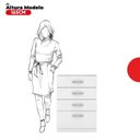 Ver mais imagens de Cômoda para Quarto 4 Gavetas Alegria Branco