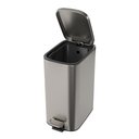 Ver imagem 2 de Lixeira Quadrada 11 Litros Inox 1005.qua.11.inx Deca