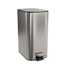 Ver imagem 1 de Lixeira Quadrada 11 Litros Inox 1005.qua.11.inx Deca