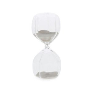Ampulheta em Vidro 30 Minutos Cinza Mart