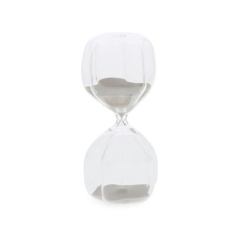 Ampulheta em Vidro 30 Minutos Cinza Mart