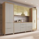 Ver imagem 1 de Cozinha 6 Peças 10 Portas Cristaleira Reflecta 100% MDF Mista