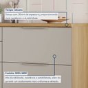 Ver imagem 5 de Cozinha 6 Peças 10 Portas Cristaleira Reflecta 100% MDF Mista