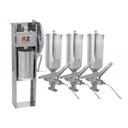 Ver imagem 1 de Kit para Churros 1 Masseira Engrenagem e 3 Doceiras 2 Litros