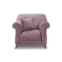 Ver imagem 2 de Poltrona Decorativa Apollo Veludo Uva 2926 - Montanaris Decor