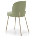 Ver imagem 7 de Cadeira para Sala de Jantar Cozinha Estofada Gavi Arena L02 Bouclê Oliva - Lyam Decor