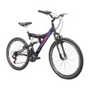 Ver imagem 2 de Bicicleta Track TB300XS Aço Aro 26 Freio V-Brake com Suspensão - Preto