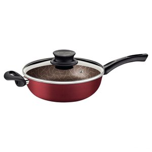 Fritadeira Multiuso Paris 24cm 2,8l Vermelho em Alumínio com Antiaderente Starflon Max