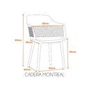 Ver imagem 2 de Cadeira Montreal - Nude