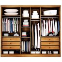 Ver imagem 3 de Guarda Roupa Casal Livorno 6 Portas 6 Gavetas Cinamomo - Novo Horizonte