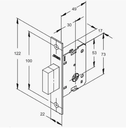 Ver imagem 4 de Fechadura Stam Auxiliar 1001 Tetra Inox