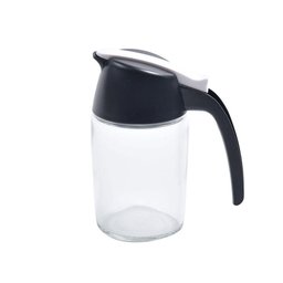 Meleira em Vidro com Alça Bico Dosador 250ml 15cm Kenya Preta - 1