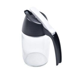 Meleira em Vidro com Alça Bico Dosador 250ml 15cm Kenya Preta - 4