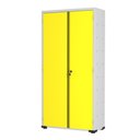 Ver imagem 1 de Armário Aço Escritório Fechadura 4 Prateleiras Ea301 Amarelo