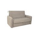 Ver imagem 2 de Sofá Cama para Sala de Estar Zaia com Baú Suede Matrix - Bege