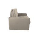 Ver imagem 3 de Sofá Cama para Sala de Estar Zaia com Baú Suede Matrix - Bege